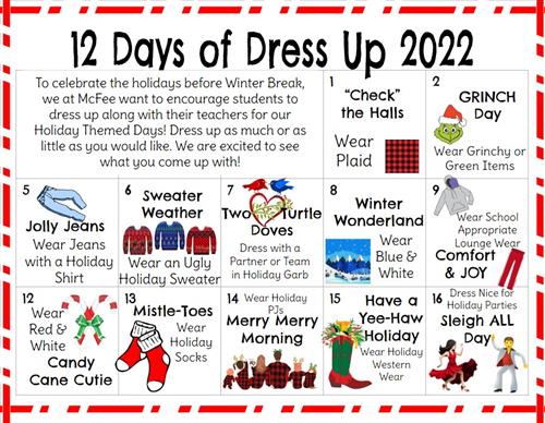 12 Days of Dress Up 2022